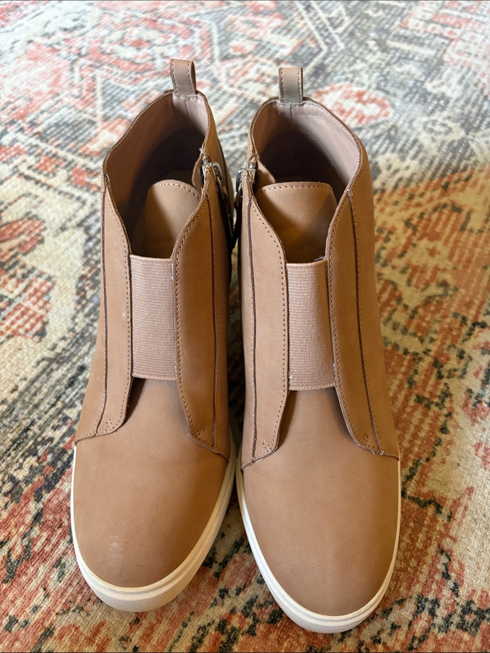 Paolo Tan Wedge Slip-On Sneakers